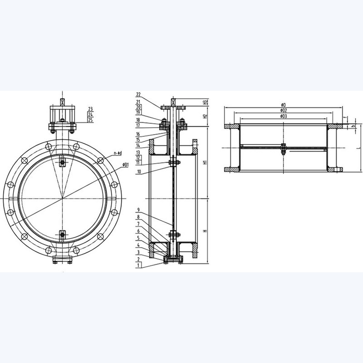 D341W-1C Butterfly Valve