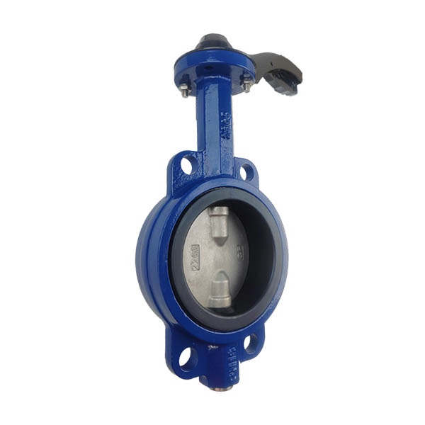 DN100 4inch Hard Back Seat Wafer body Butterfly Valve