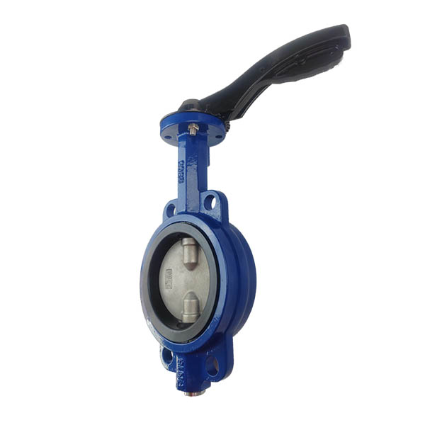 DN100 4inch Hard Back Seat Wafer body Butterfly Valve