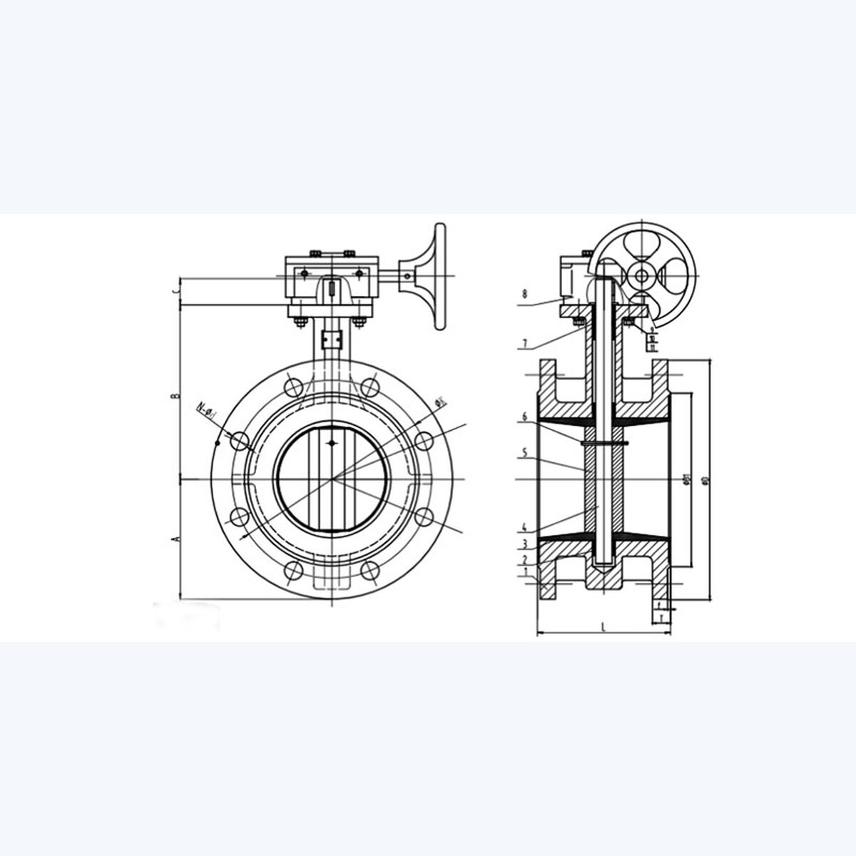 D341X-16P Butterfly Valve