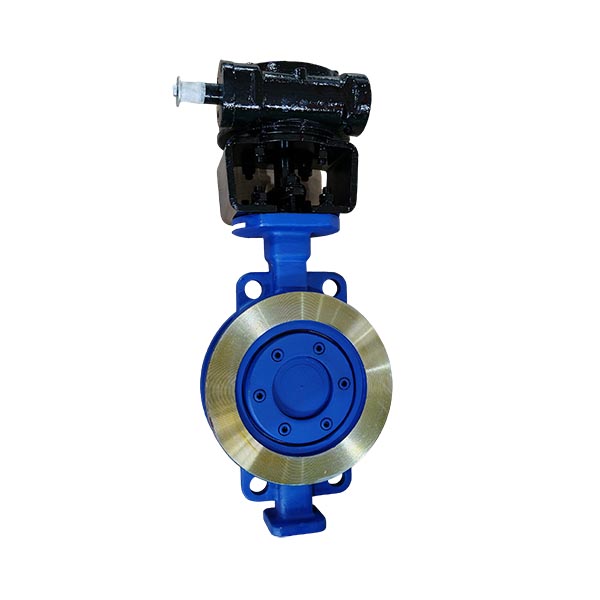 DN200 WCB Wafer Triple Offset Butterfly Valve with Worm Gear