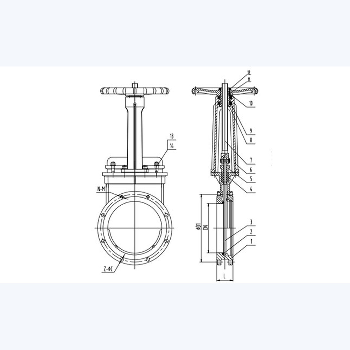 PZ43X-10C Gate Valve