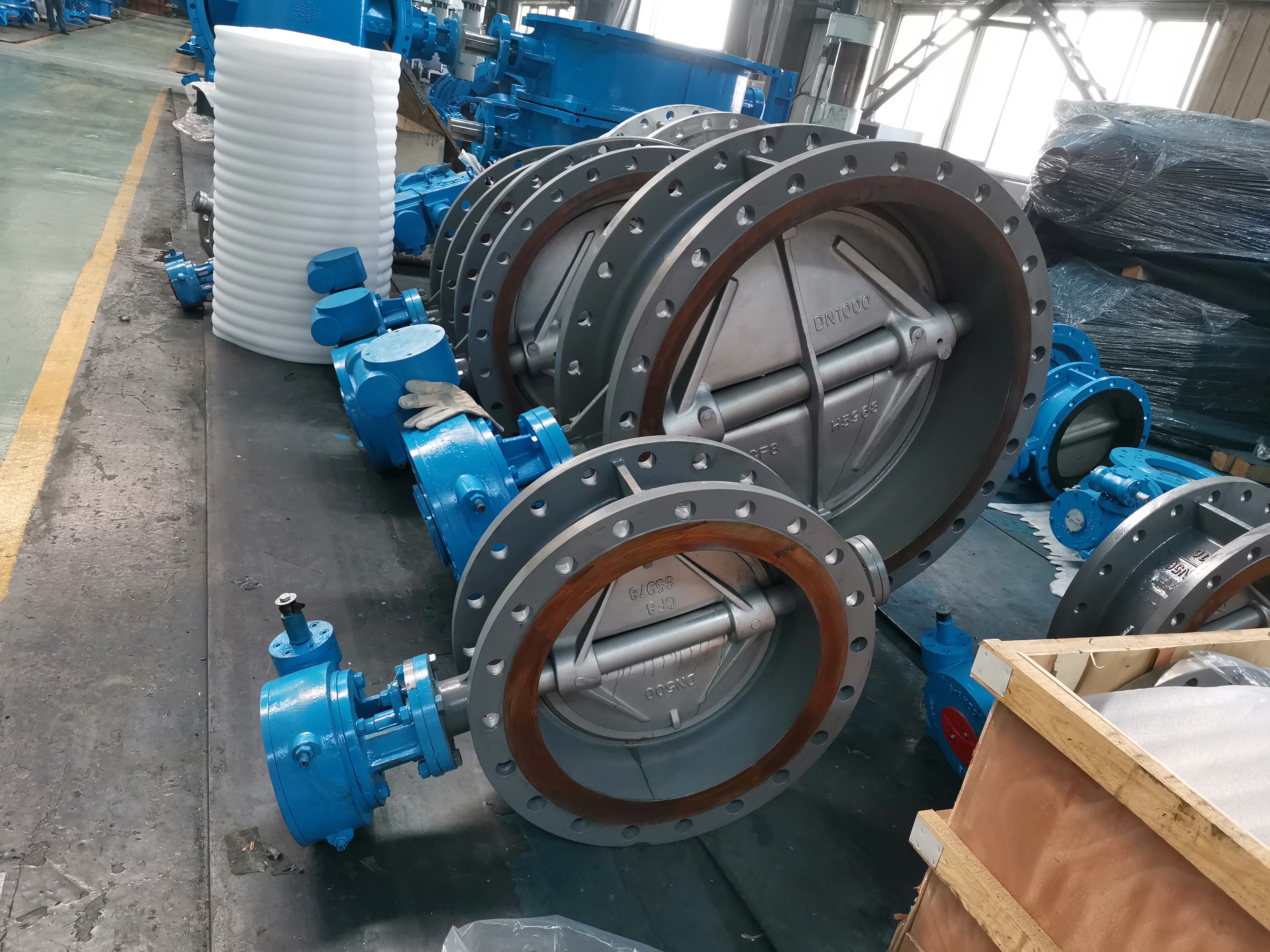 Triple eccentric metal seal butterfly valve SS304