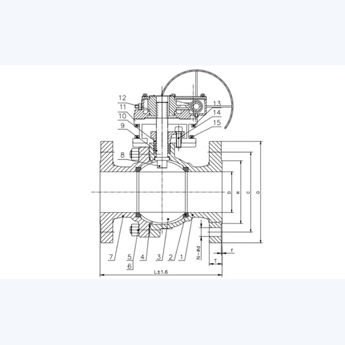 Q341F-16P Ball Valve