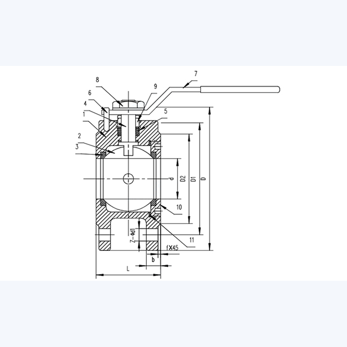 Q71F-16P Ball Valve