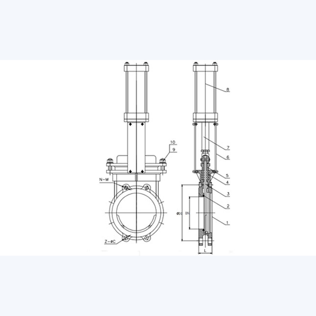 PZ673X-10C Gate Valve