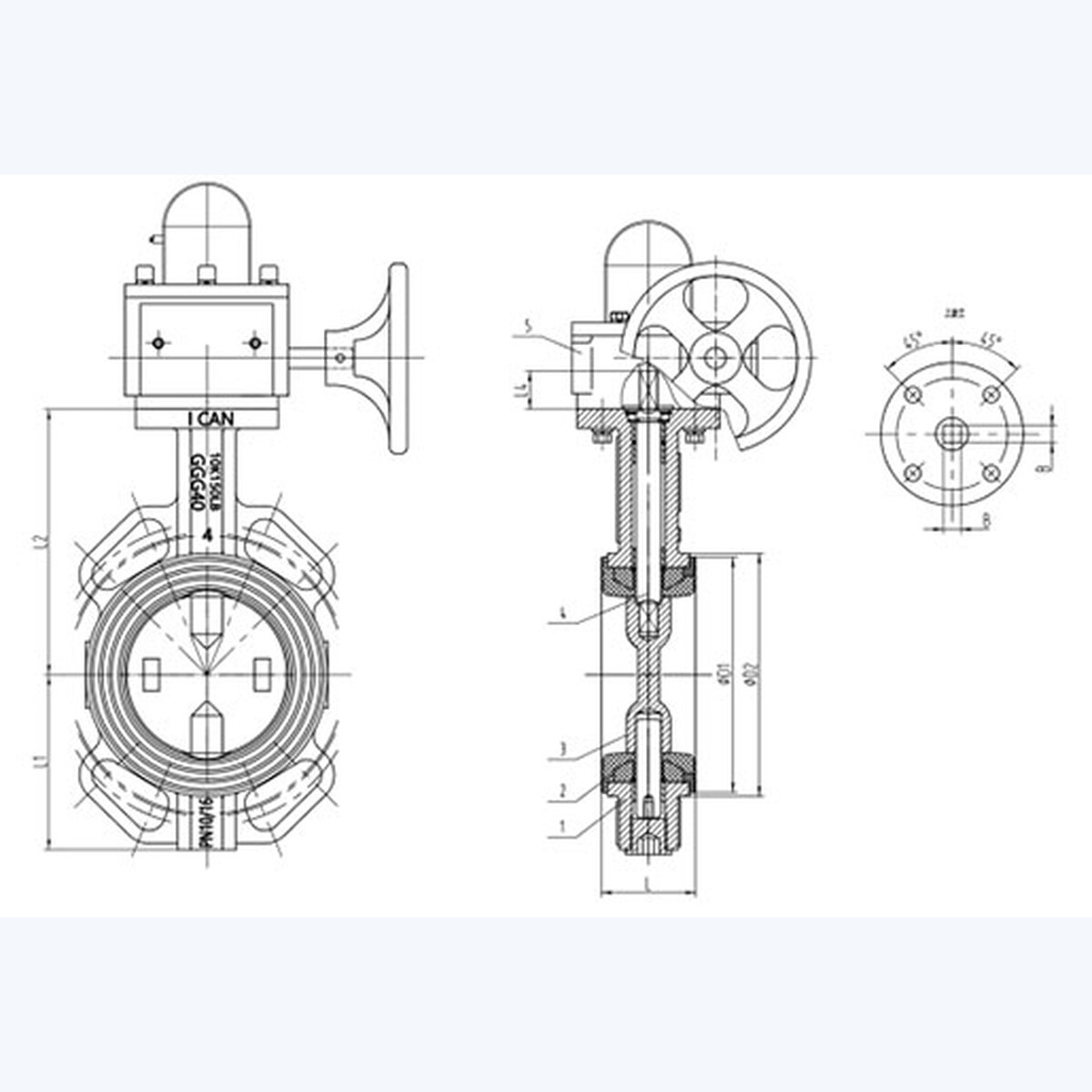 XD371X-16Q Butterfly Valve
