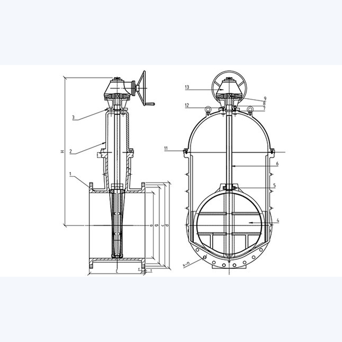 DN1000 Gate Valve
