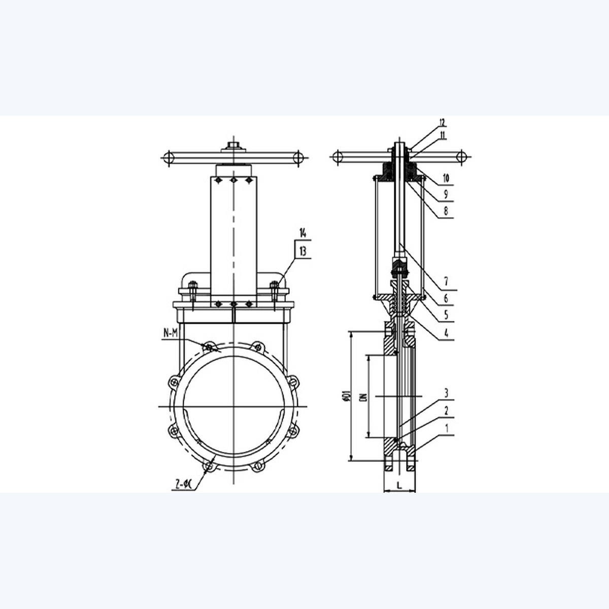 PZ73PU-10C Gate Valve