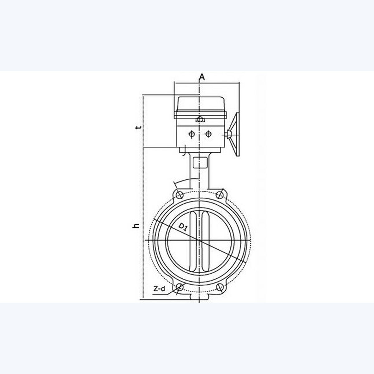 XD371X-10 Butterfly Valve