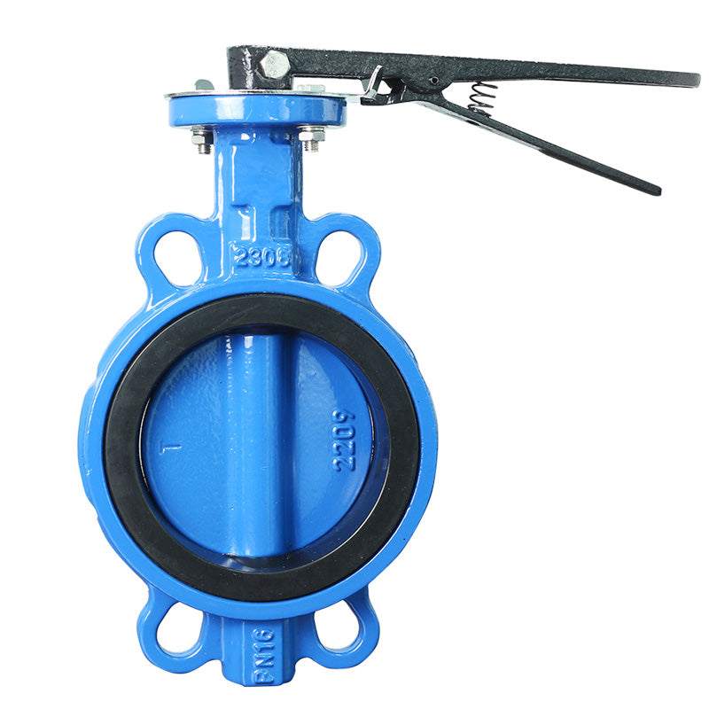 Wafer Butterfly Valve with Valve Plate Spray Painting (Through Shaft Without Pin)