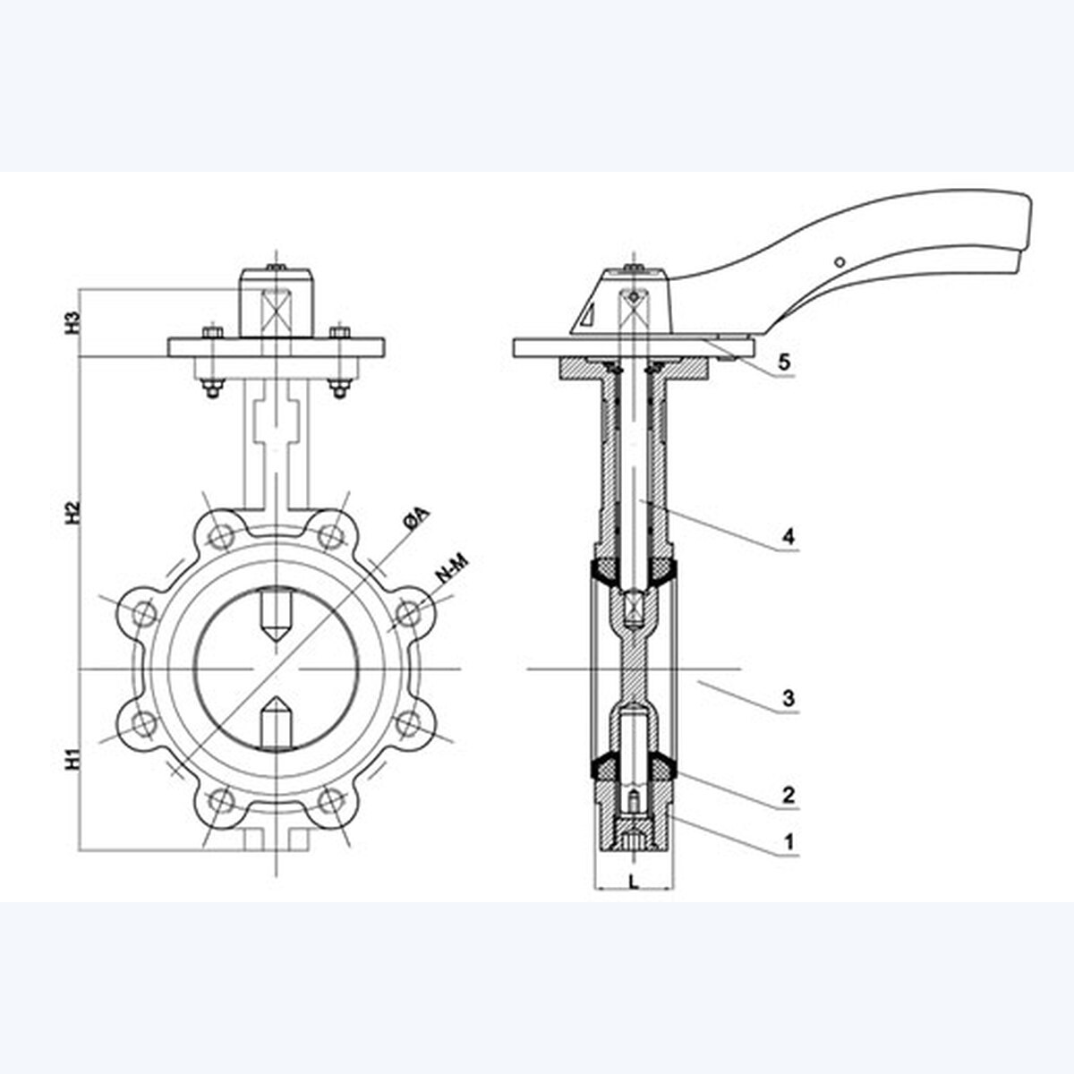D71F-16Q Butterfly Valve