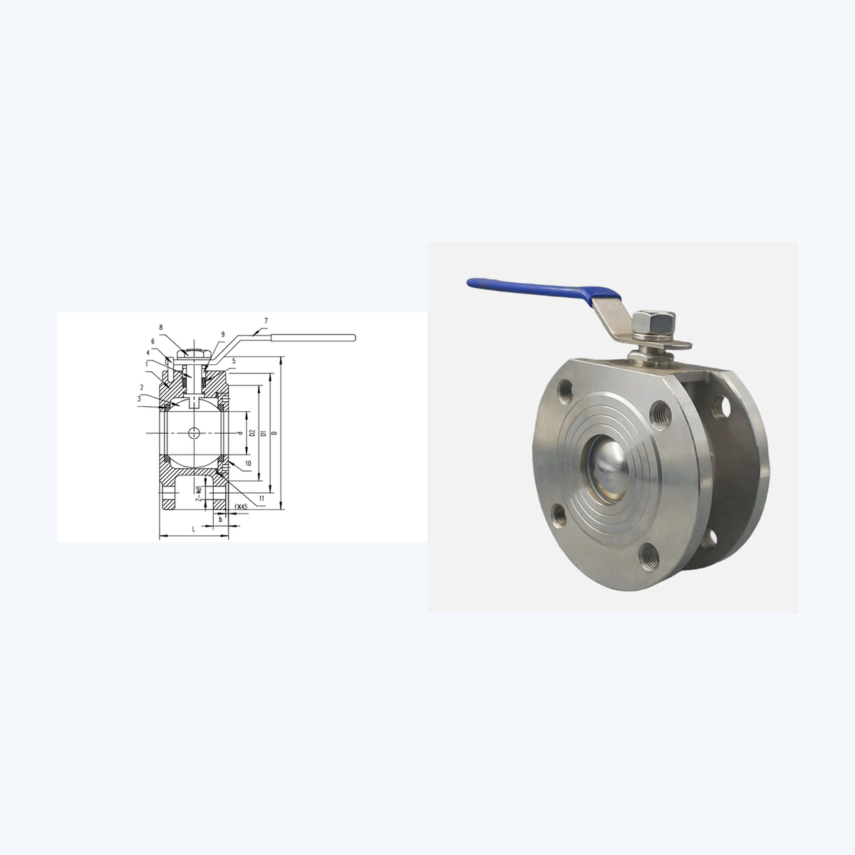 Q71F-16P Ball Valve