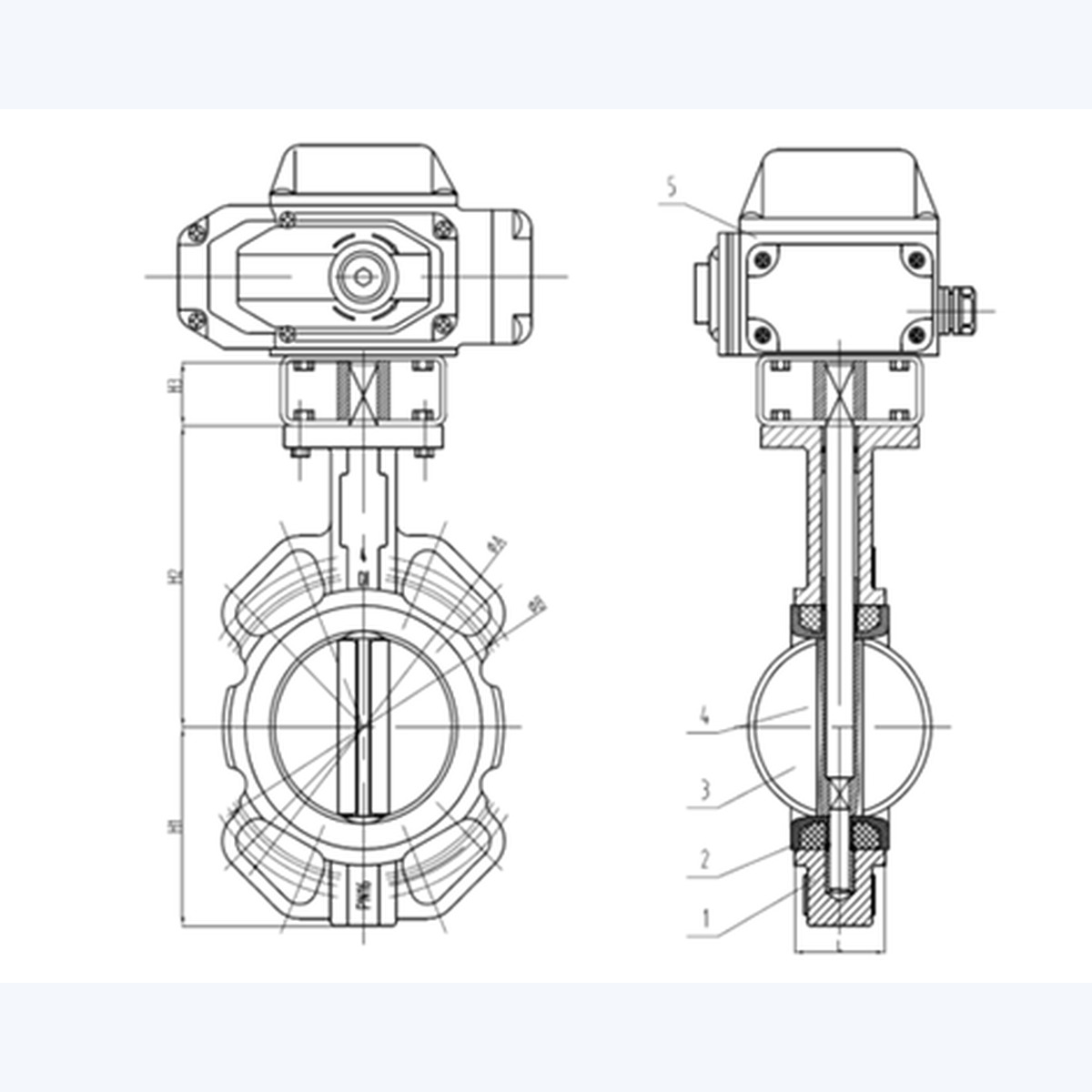D971X-10Q Butterfly Valve