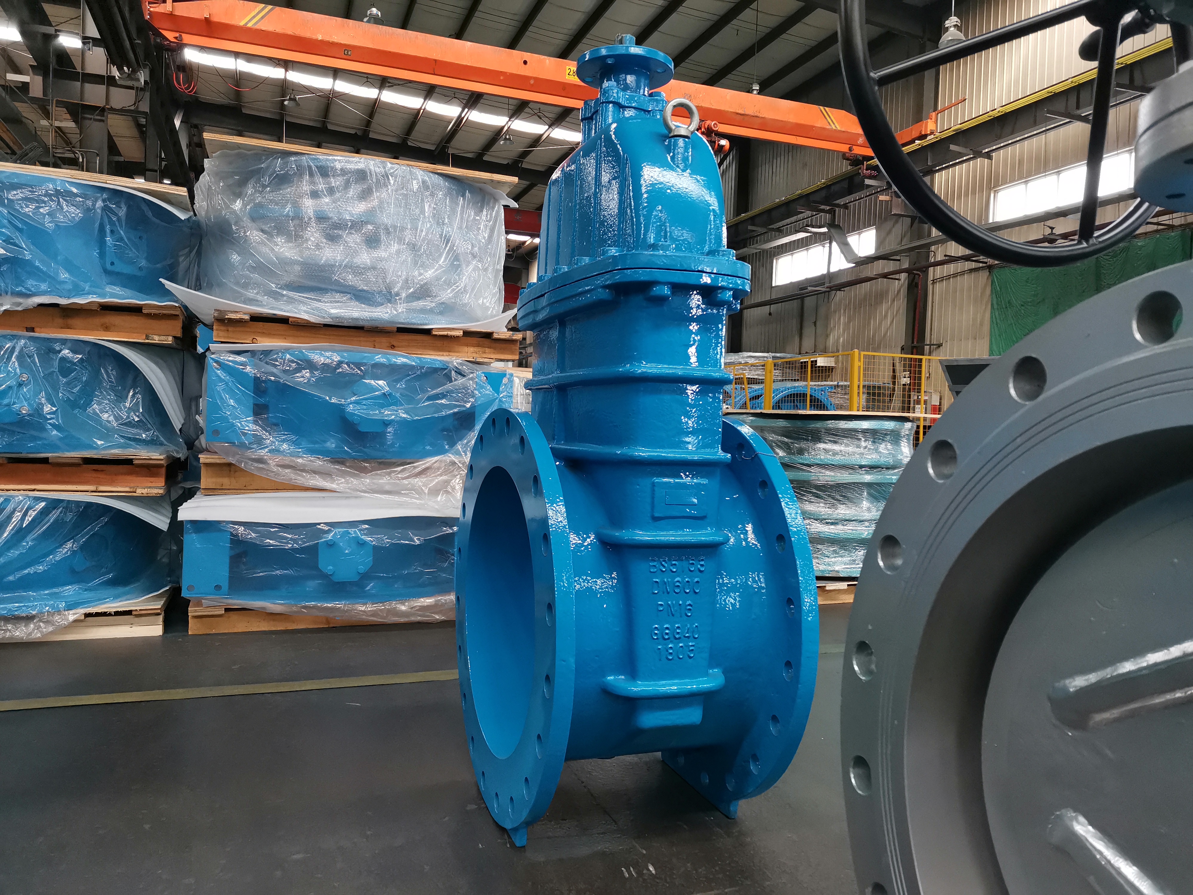DN600 Ggg40Ggg50 Ductile Iron Flange Resilient Non-Rising Stem Gate Valve